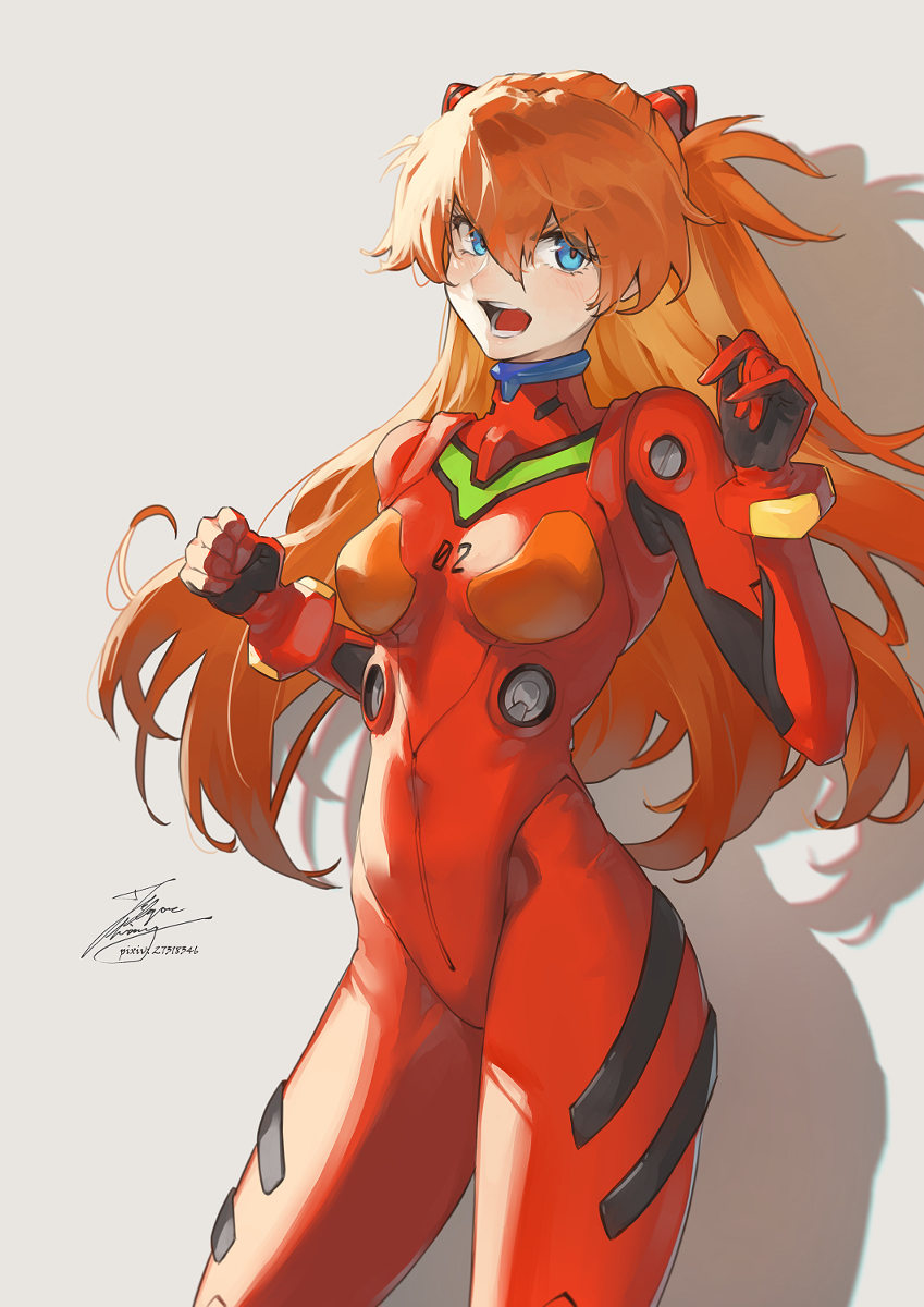 This is a pixiv picture whose title is アスカ.
