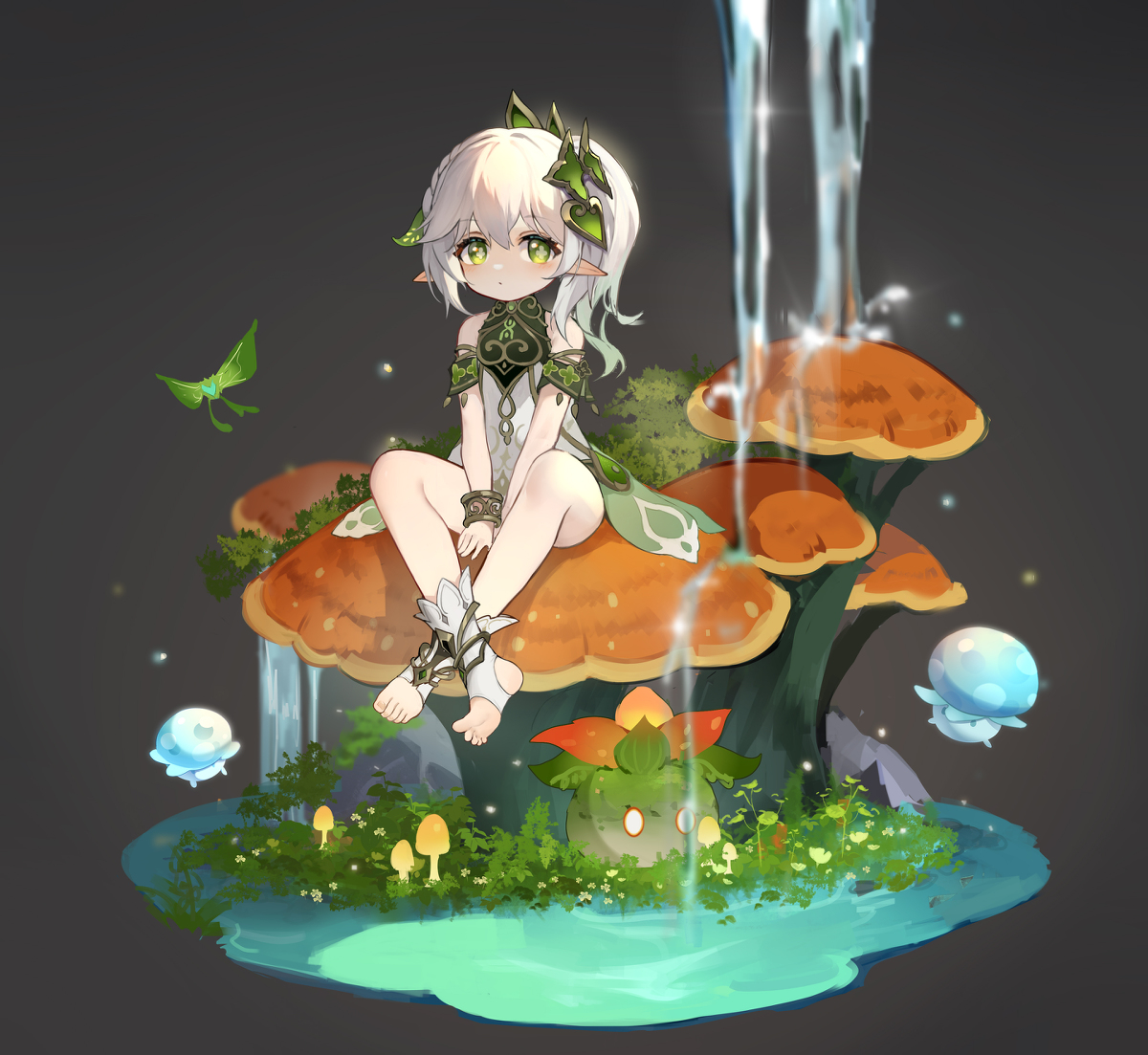 This is a pixiv picture whose title is 纳西妲.