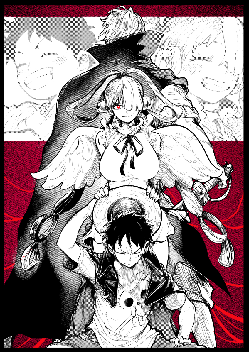 This is a pixiv picture whose title is ONE PIECE FILM RED.