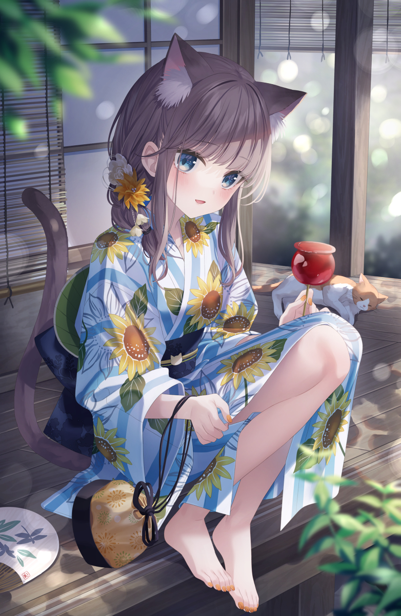 This is a pixiv picture whose title is 🌻.
