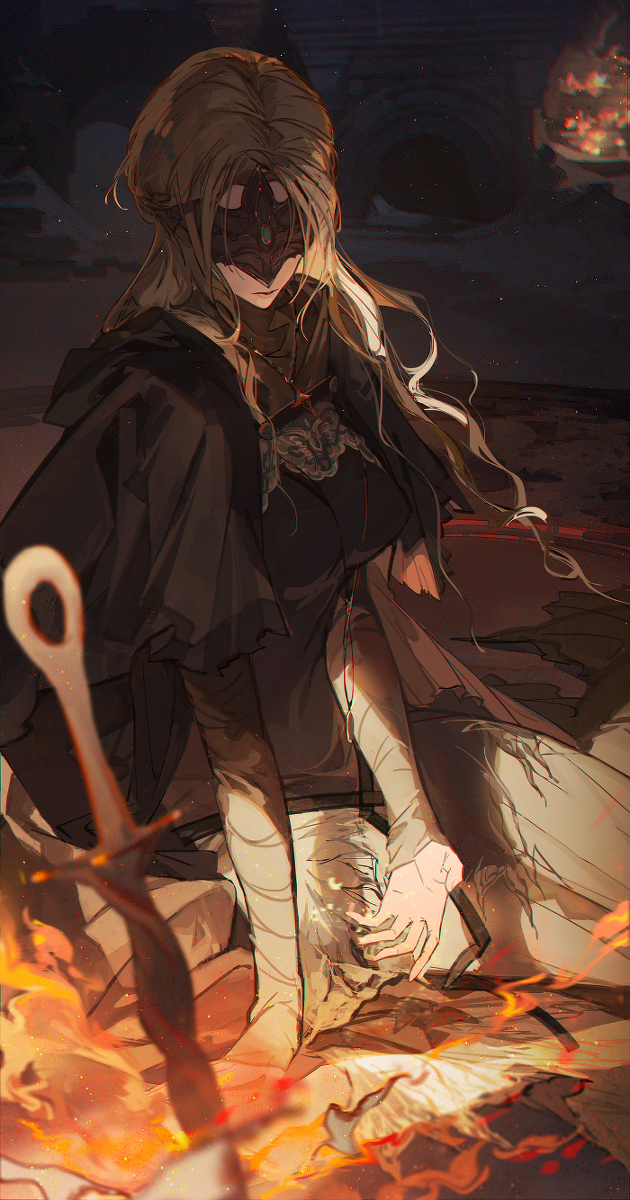 This is a pixiv picture whose title is day6 火防女.
