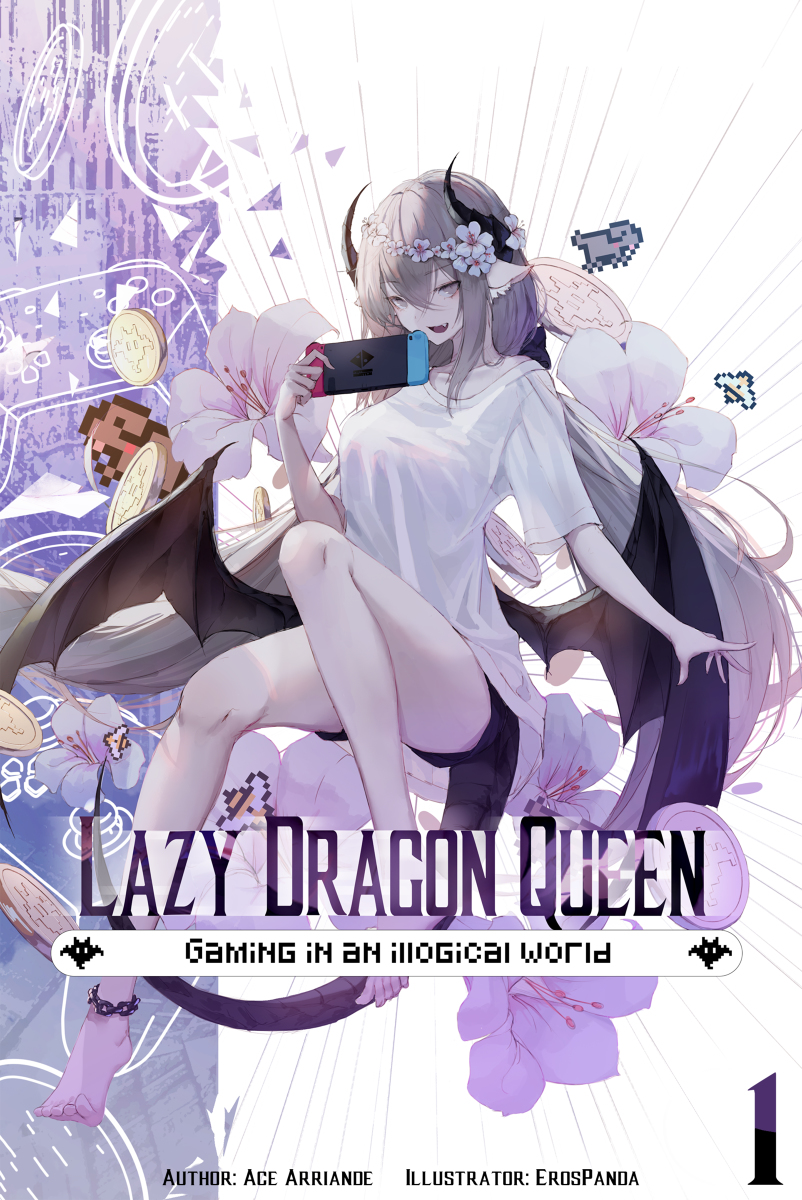 This is a pixiv picture whose title is Lazy Dragon Queen (Novel).