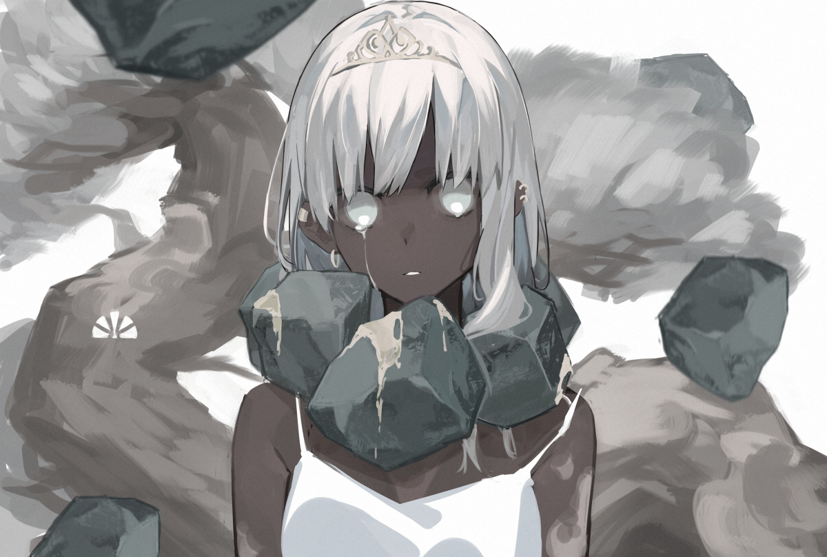 This is a pixiv picture whose title is 石.