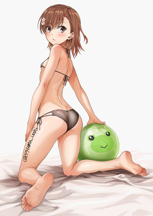 This is a pixiv picture whose title is 水着みこ.