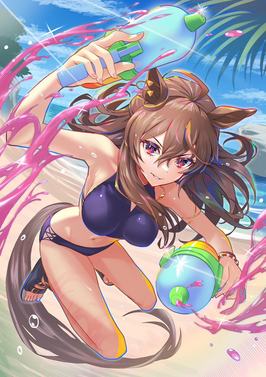 This is a pixiv picture whose title is 夏ウマ娘7.