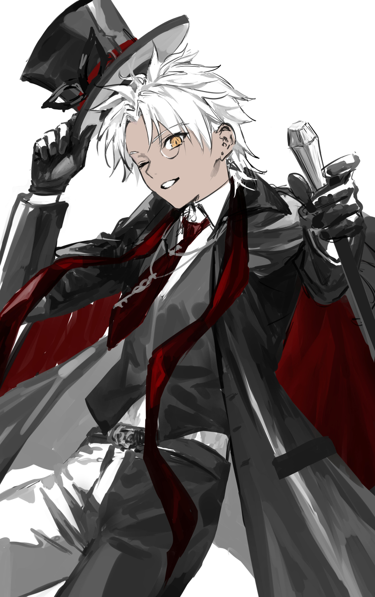 This is a pixiv picture whose title is 怪盗天草くん.