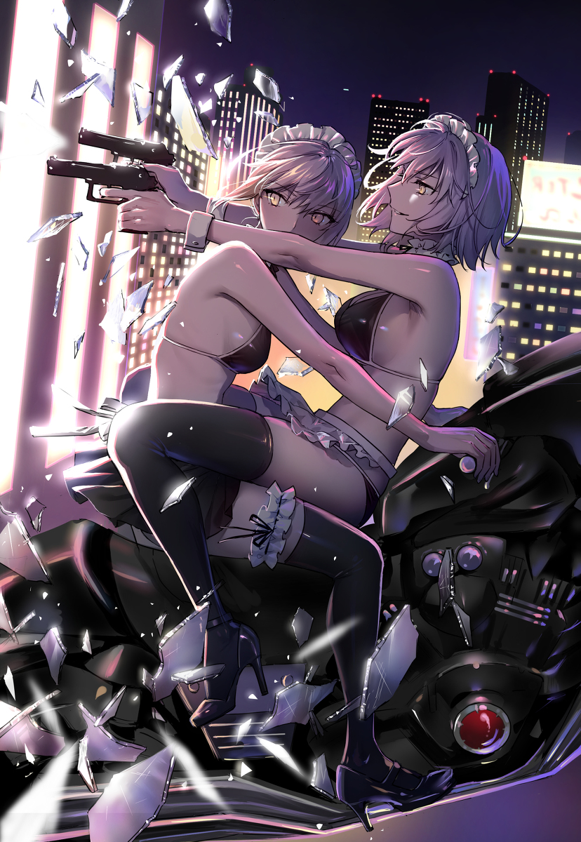 This is a pixiv picture whose title is Wオルタバイク.