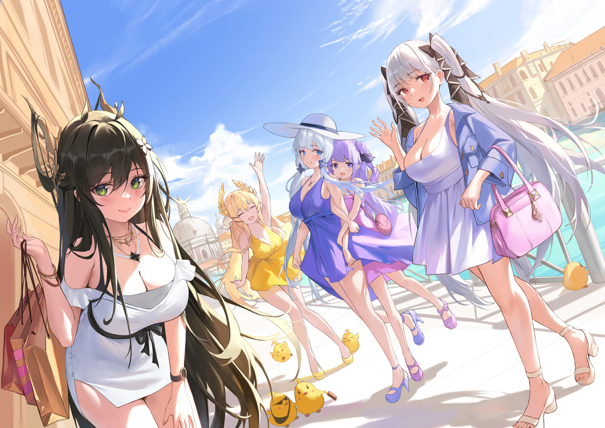 This is a pixiv picture whose title is Vacation.