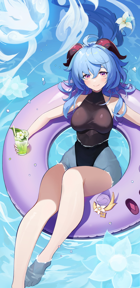 This is a pixiv picture whose title is summer holiday.