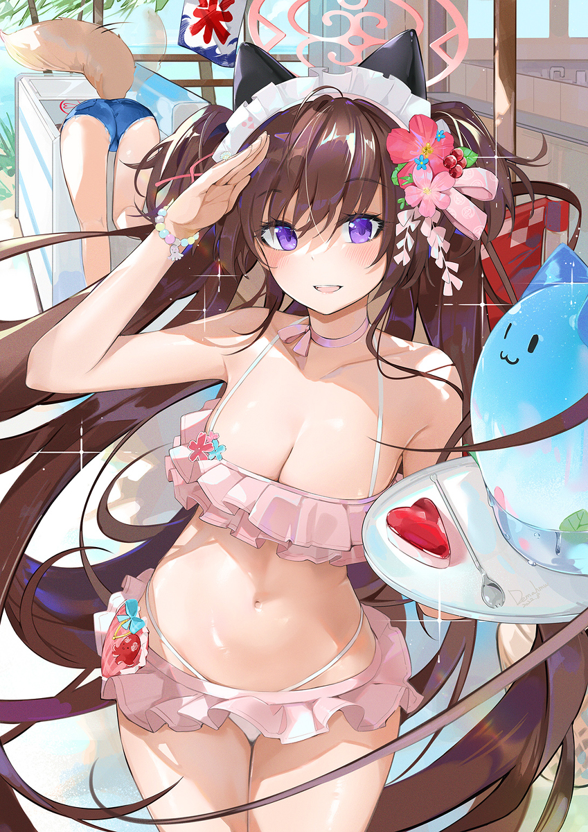 This is a pixiv picture whose title is 水着シズコ.