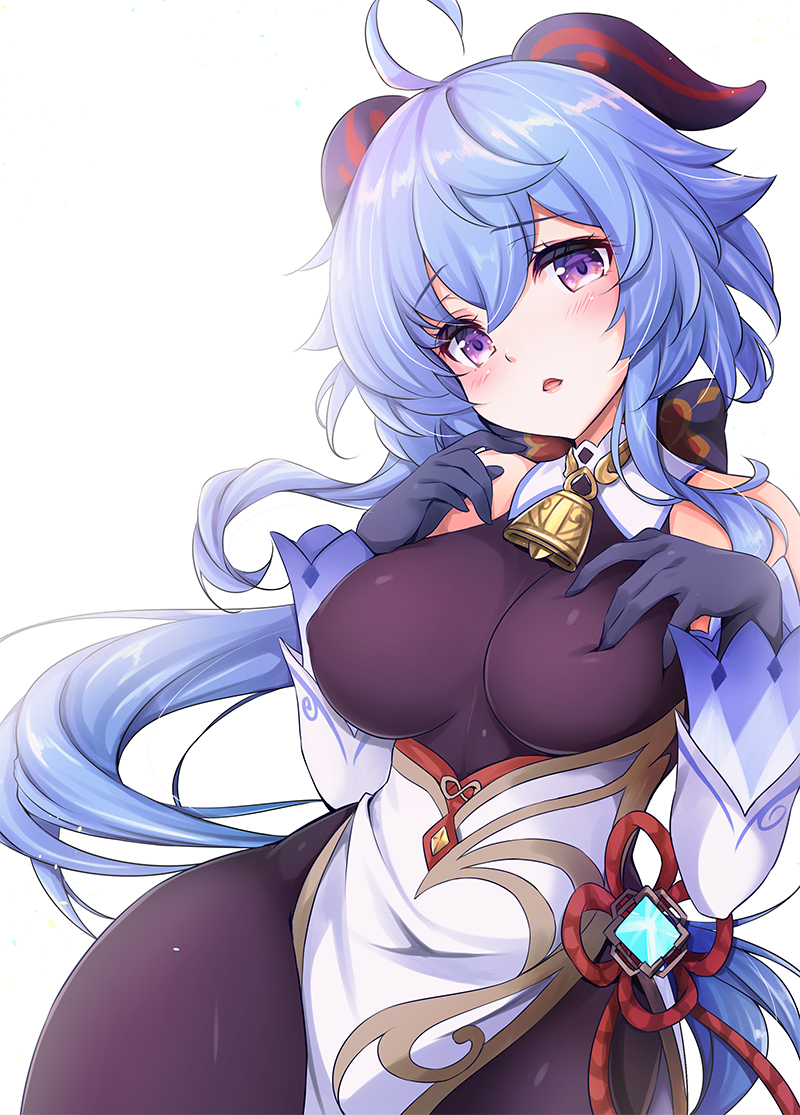 This is a pixiv picture whose title is 甘雨.