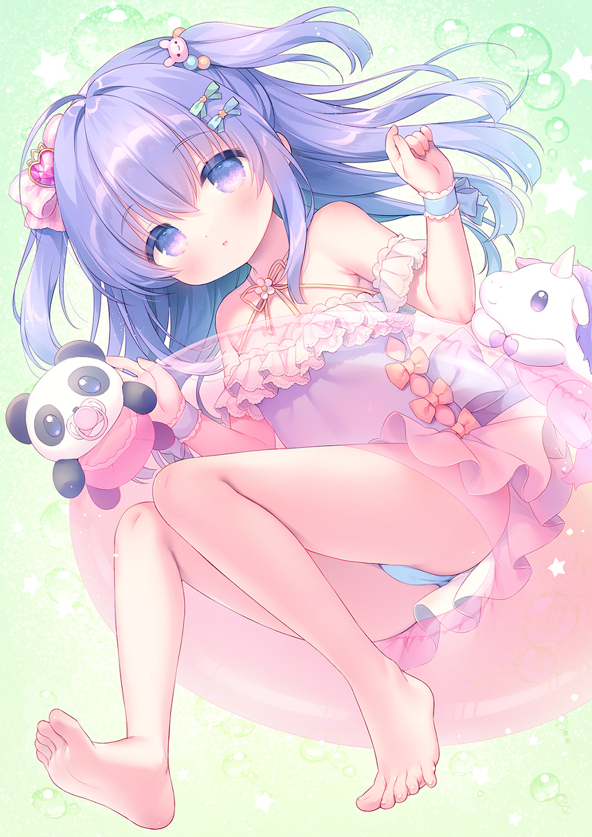 This is a pixiv picture whose title is 夏のゆめかわべびぃちゃん.