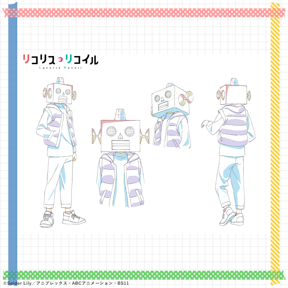 This is a pixiv picture whose title is キャラクター設定：ロボ太.