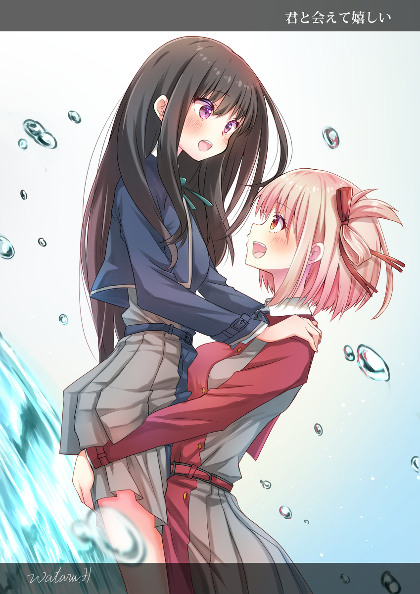 This is a pixiv picture whose title is 私は君と会えて嬉しい！.