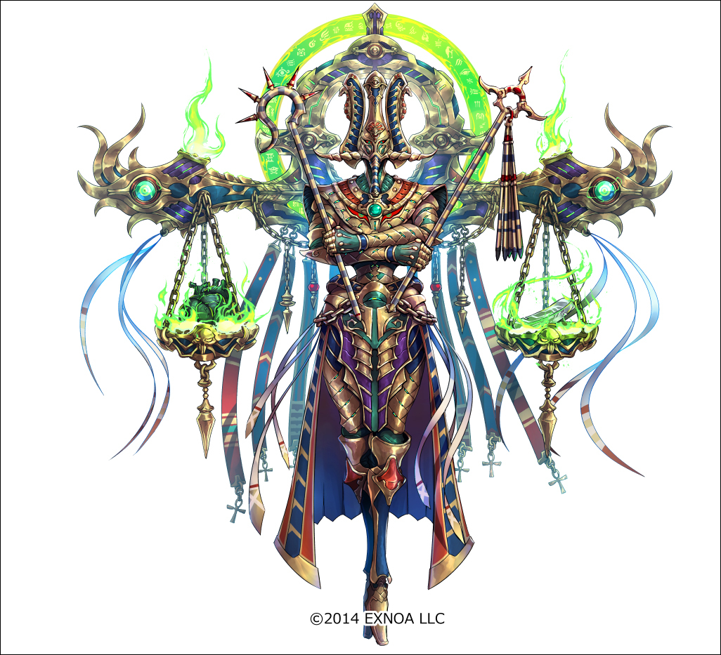 This is a pixiv picture whose title is オシリス.