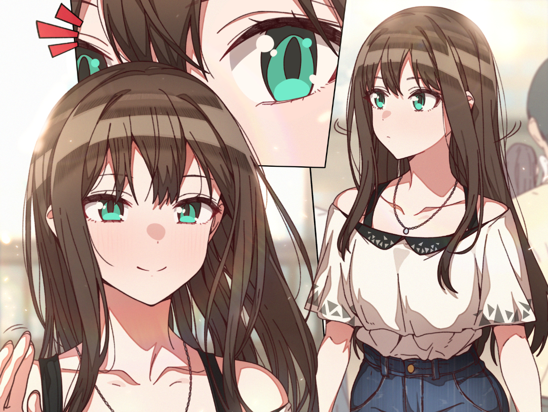 This is a pixiv picture whose title is 「今日１日よろしくね、プロデューサー。」.