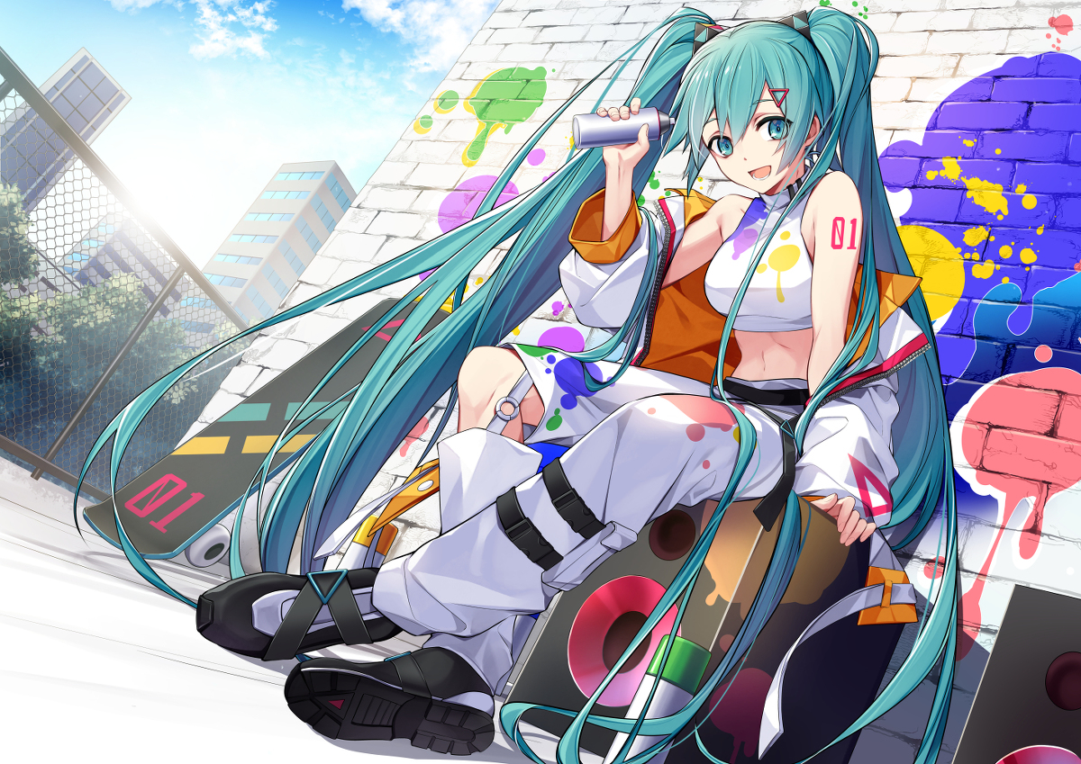 This is a pixiv picture whose title is 「未來 STYLE」.