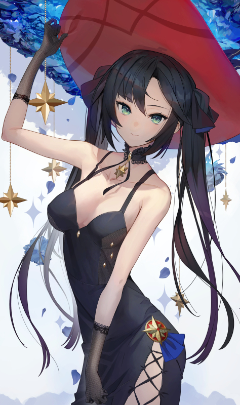 This is a pixiv picture whose title is ドレスモナ.