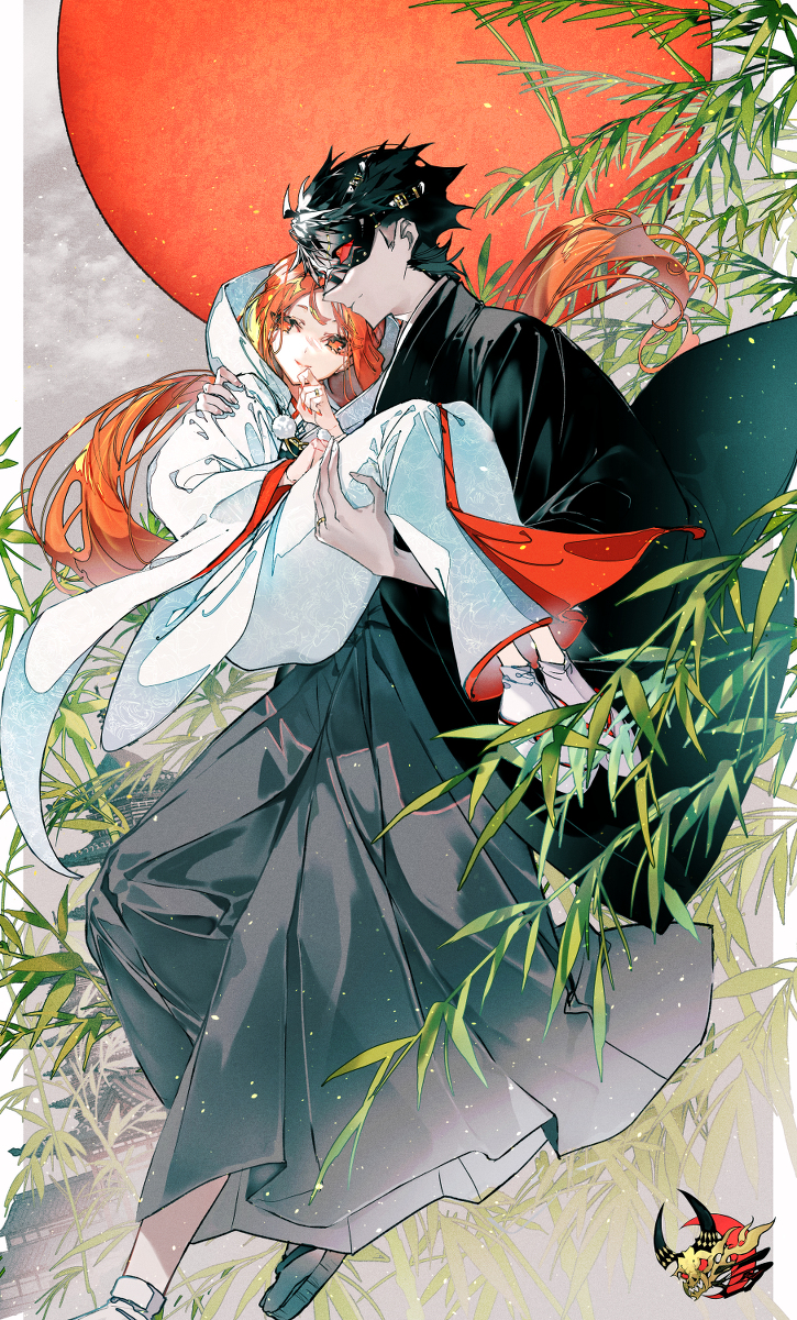 This is a pixiv picture whose title is 終焉ノ花嫁.