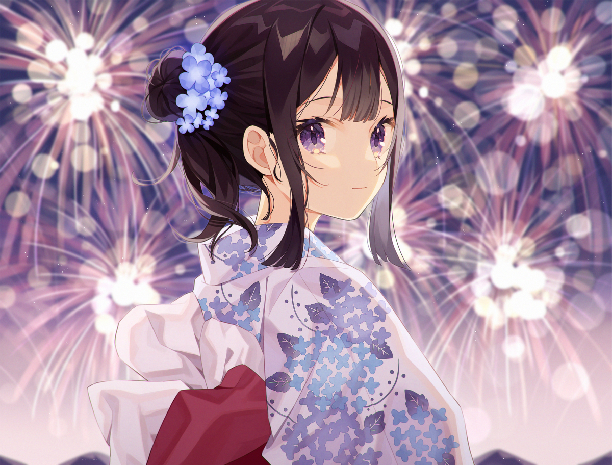 This is a pixiv picture whose title is 来年も.
