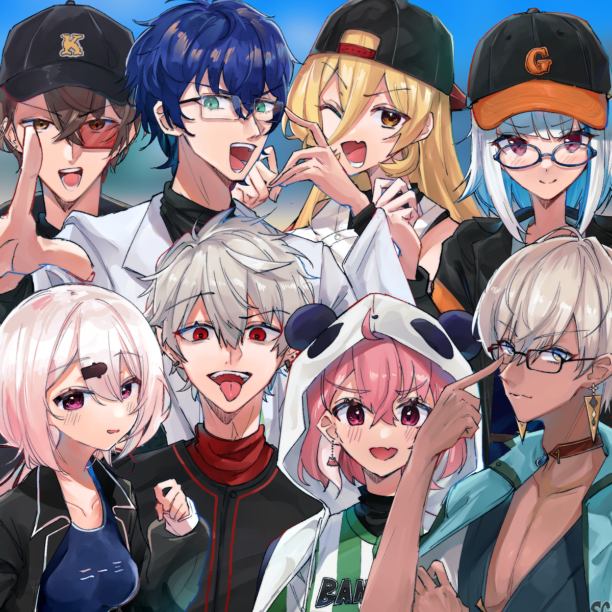 This is a pixiv picture whose title is にじさんじ甲子園2022・CM ｜ 🔥熱狂🔥編.