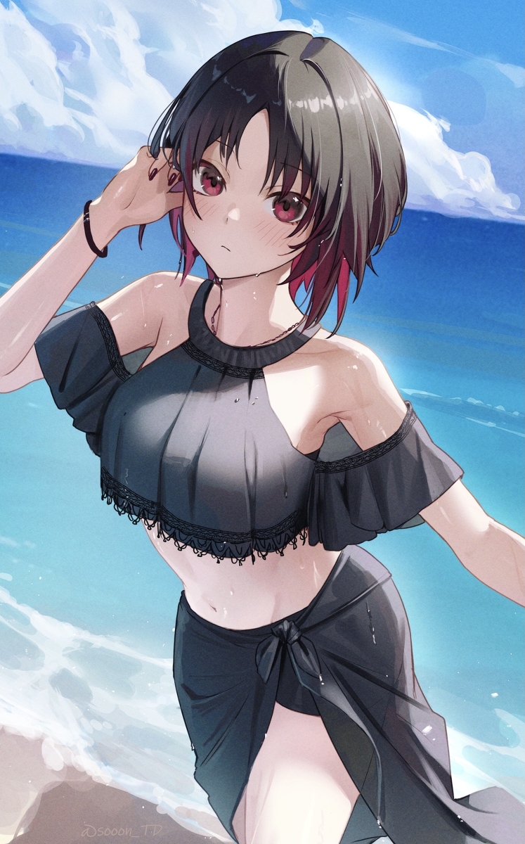 This is a pixiv picture whose title is 如月れん.