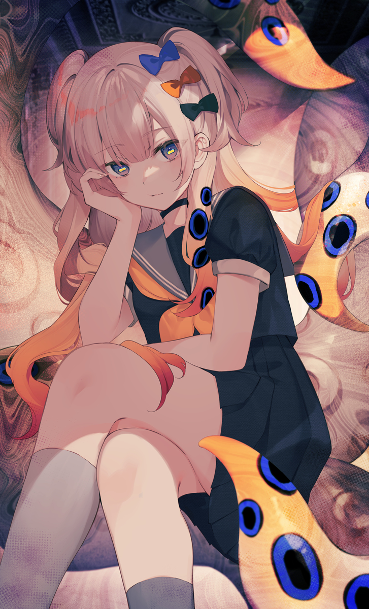 This is a pixiv picture whose title is 🐙.