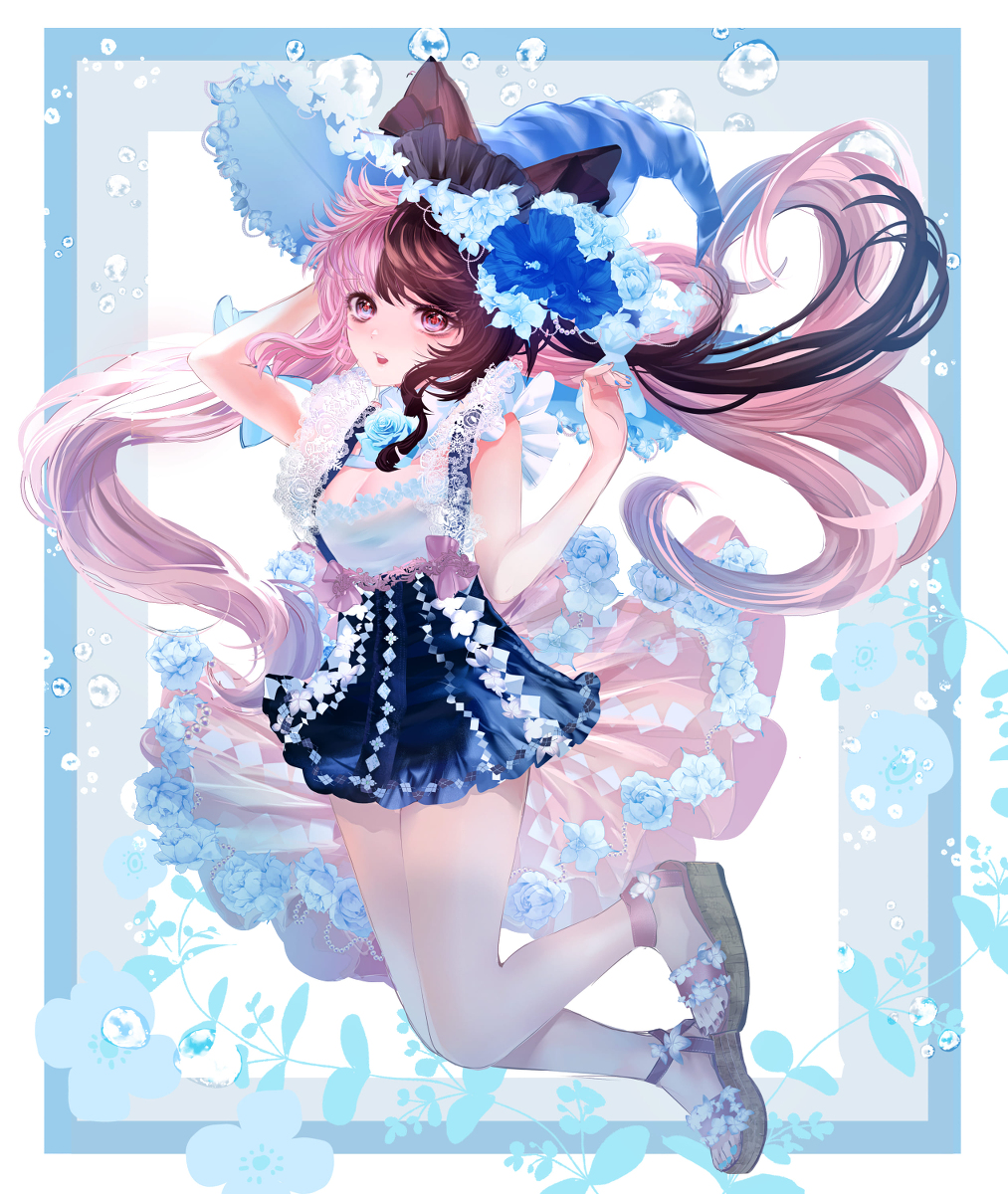 This is a pixiv picture whose title is バカンス魔女コーデ(全身版).