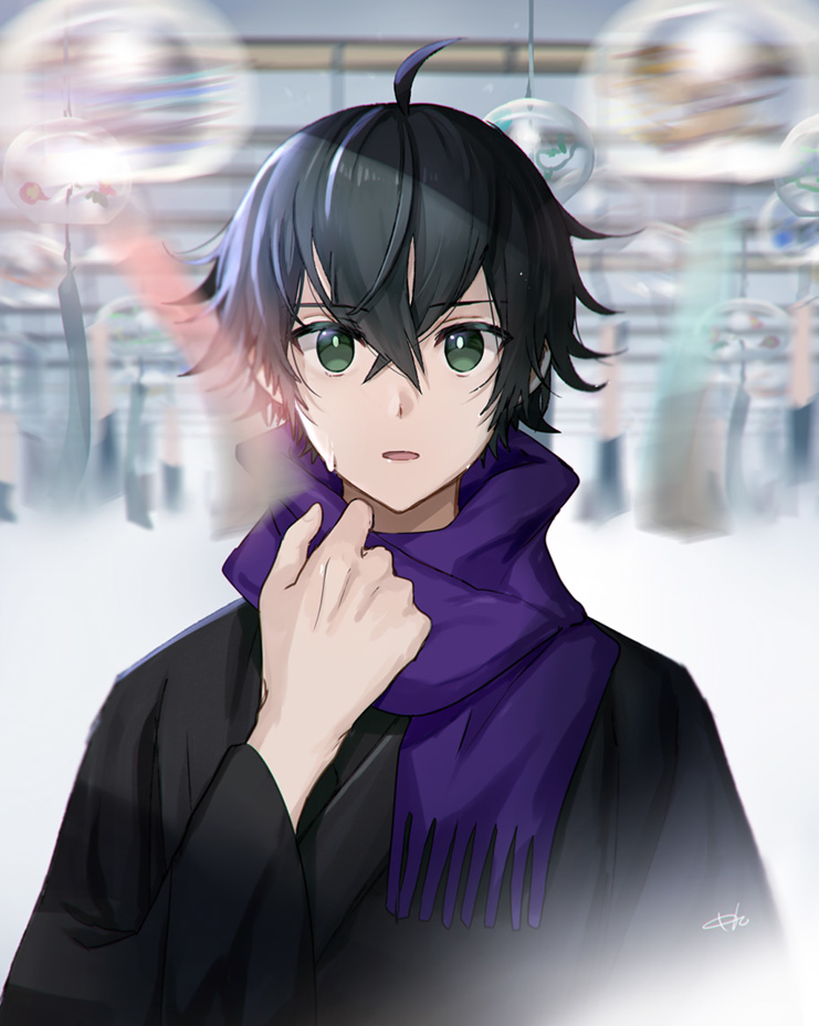 This is a pixiv picture whose title is 江戸風鈴.