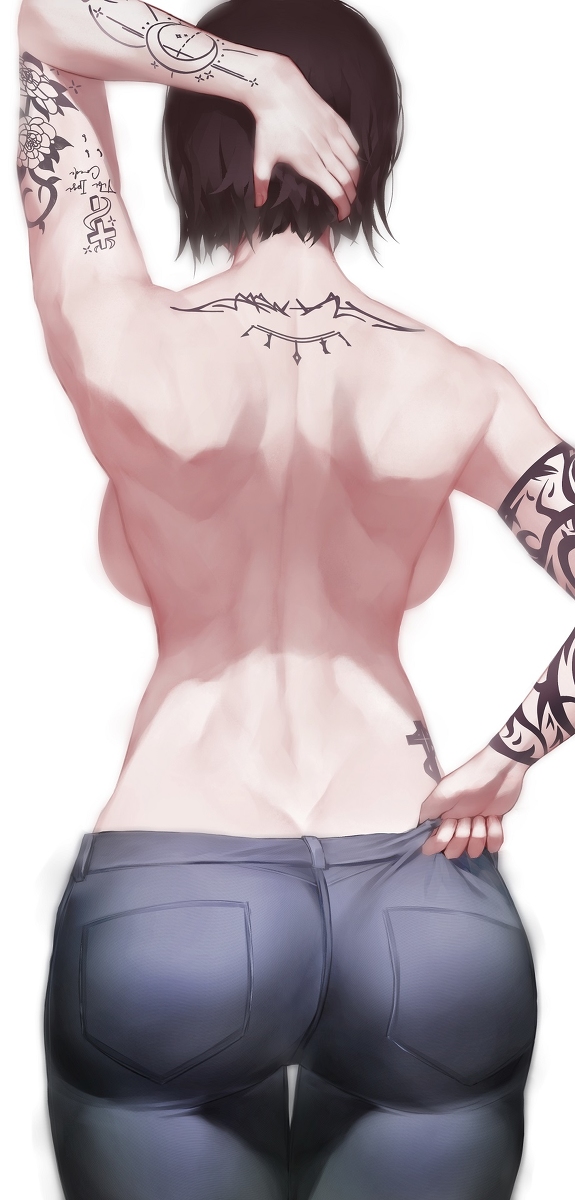 This is a pixiv picture whose title is tattoo.