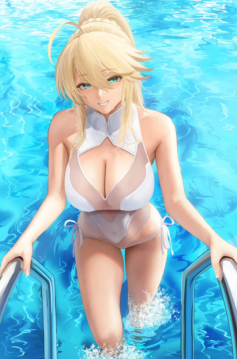 This is a pixiv picture whose title is 夏の乳上2022.