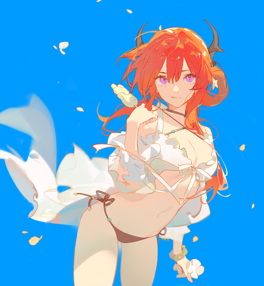 This is a pixiv picture whose title is 夏.