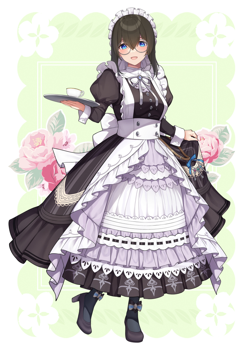 This is a pixiv picture whose title is メイド文香.
