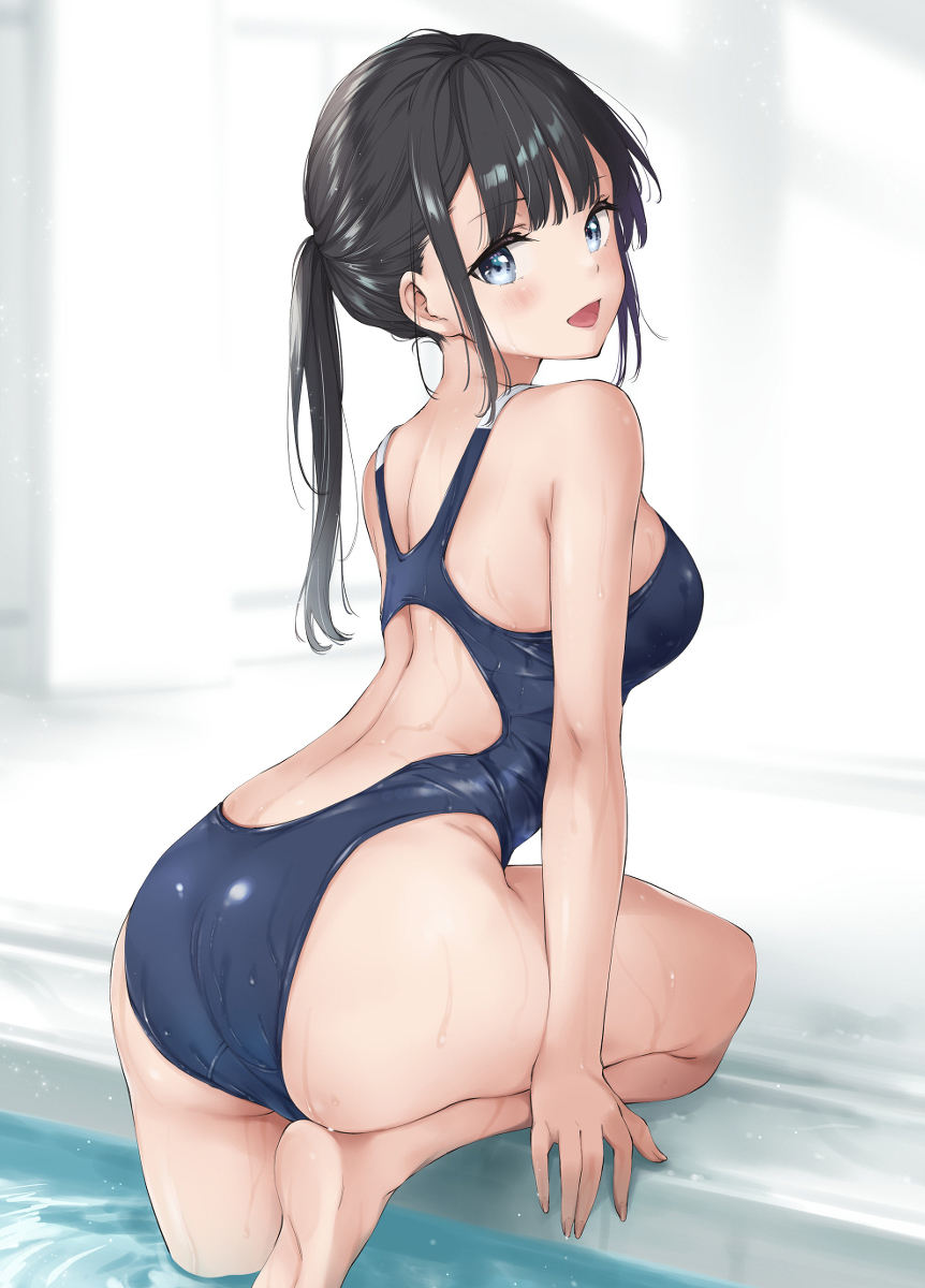 This is a pixiv picture whose title is 「せんぱーい、そろそろ休憩しませんかー？」.