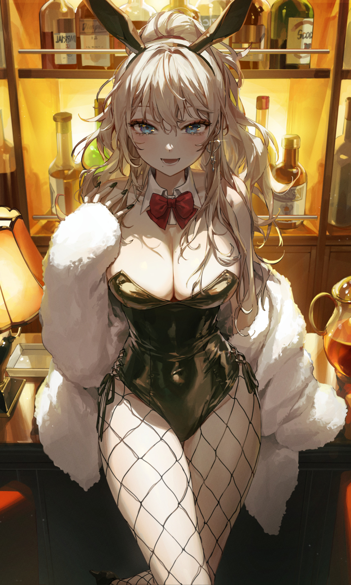 This is a pixiv picture whose title is bunny.