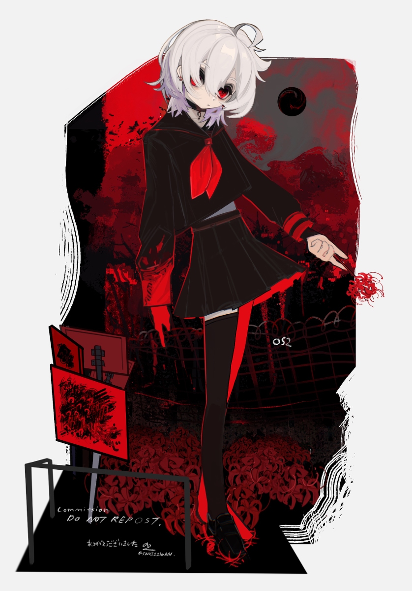 This is a pixiv picture whose title is commission.