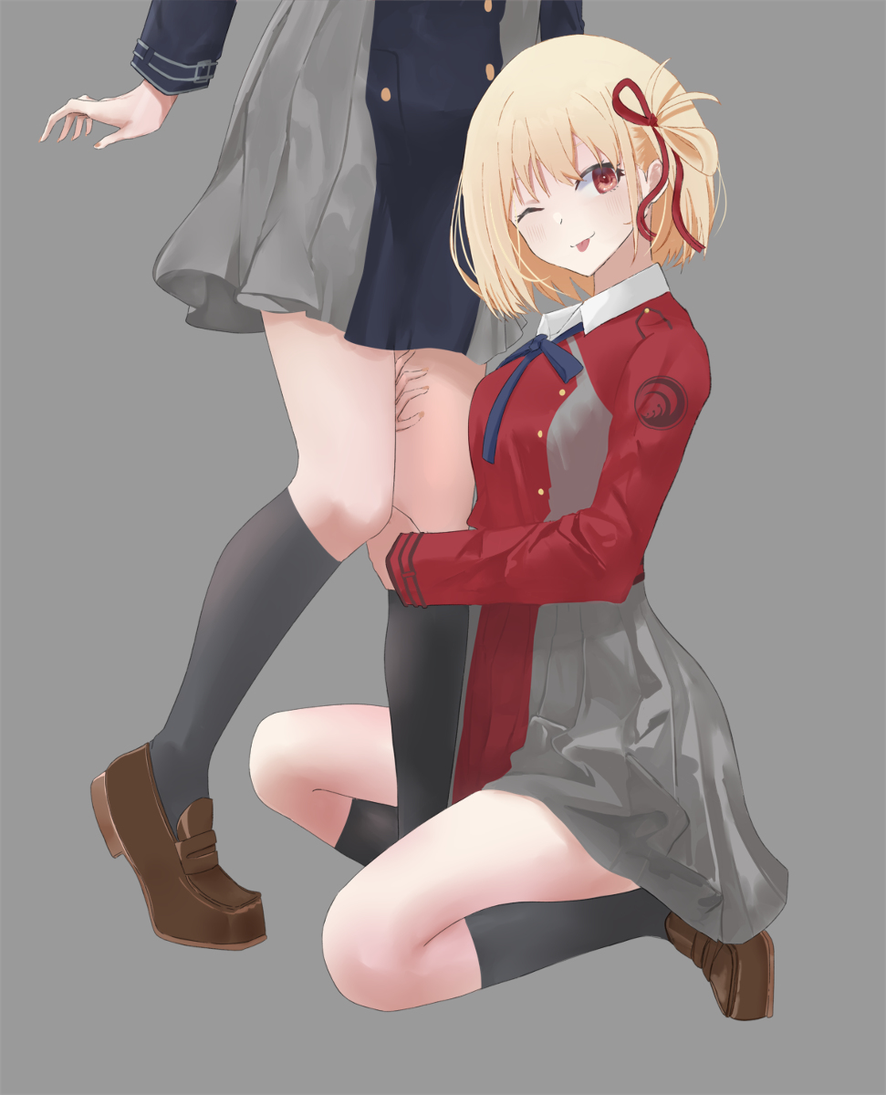 This is a pixiv picture whose title is Chisato & Takina ~.