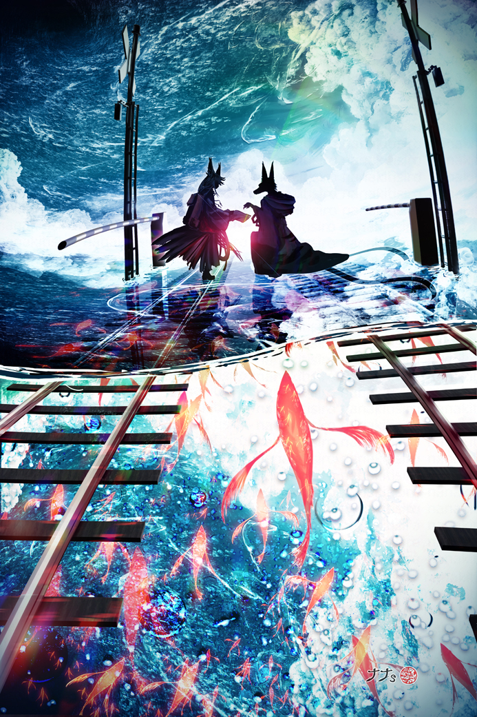 This is a pixiv picture whose title is [中に留まる].