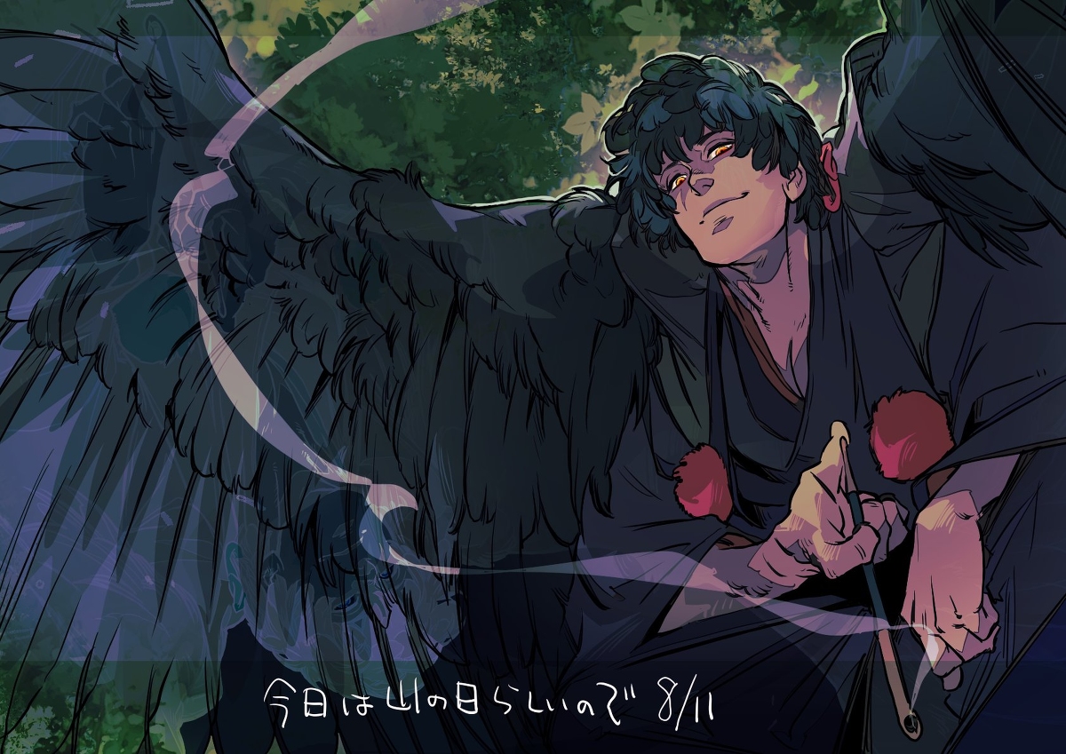 This is a pixiv picture whose title is 艶座の神仏.