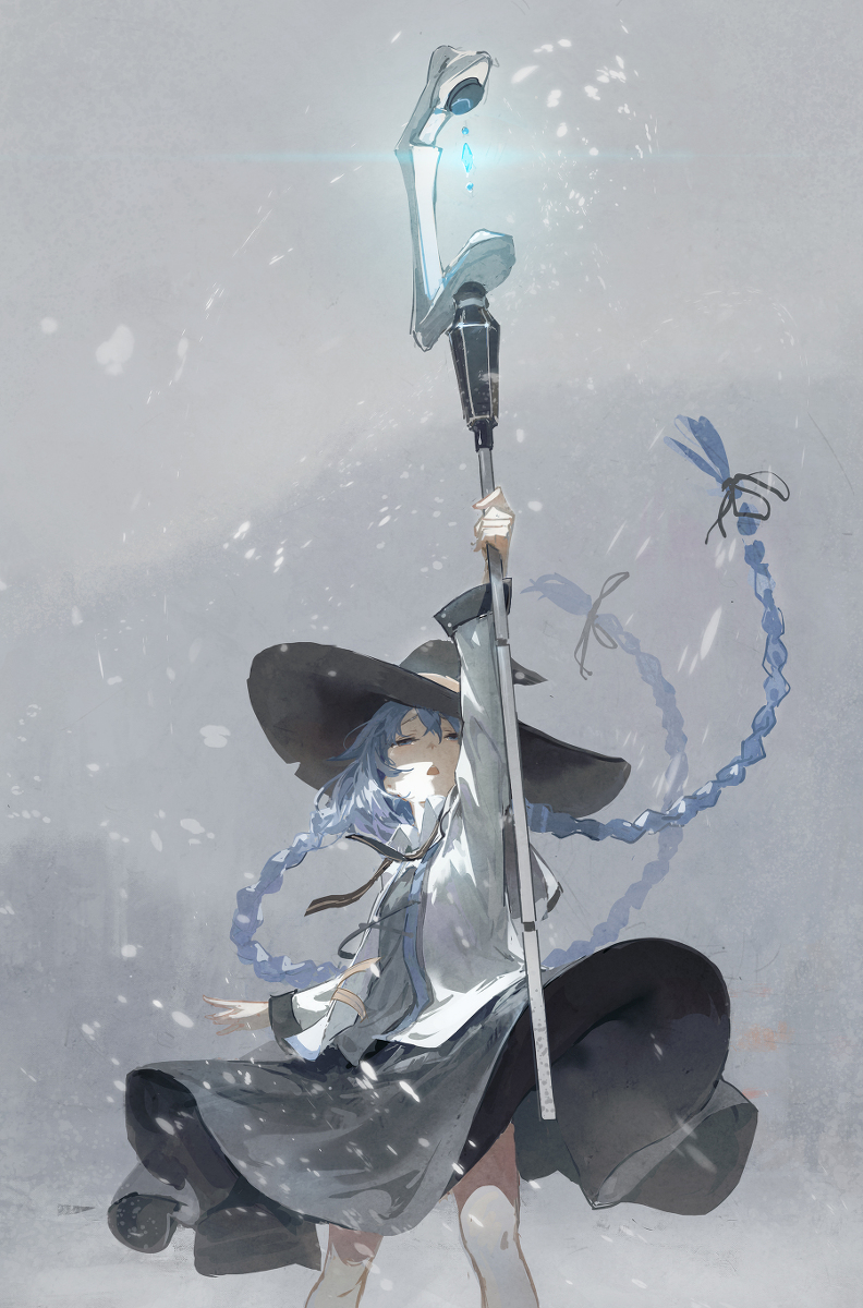 This is a pixiv picture whose title is 祈りの唄.