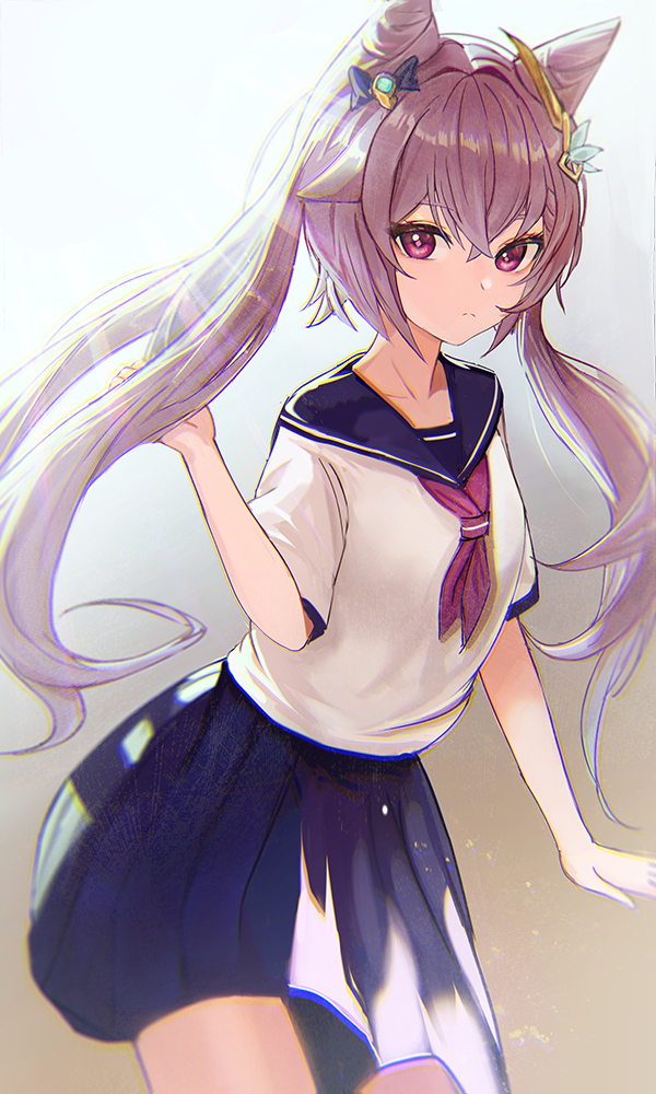 This is a pixiv picture whose title is 각청刻晴.