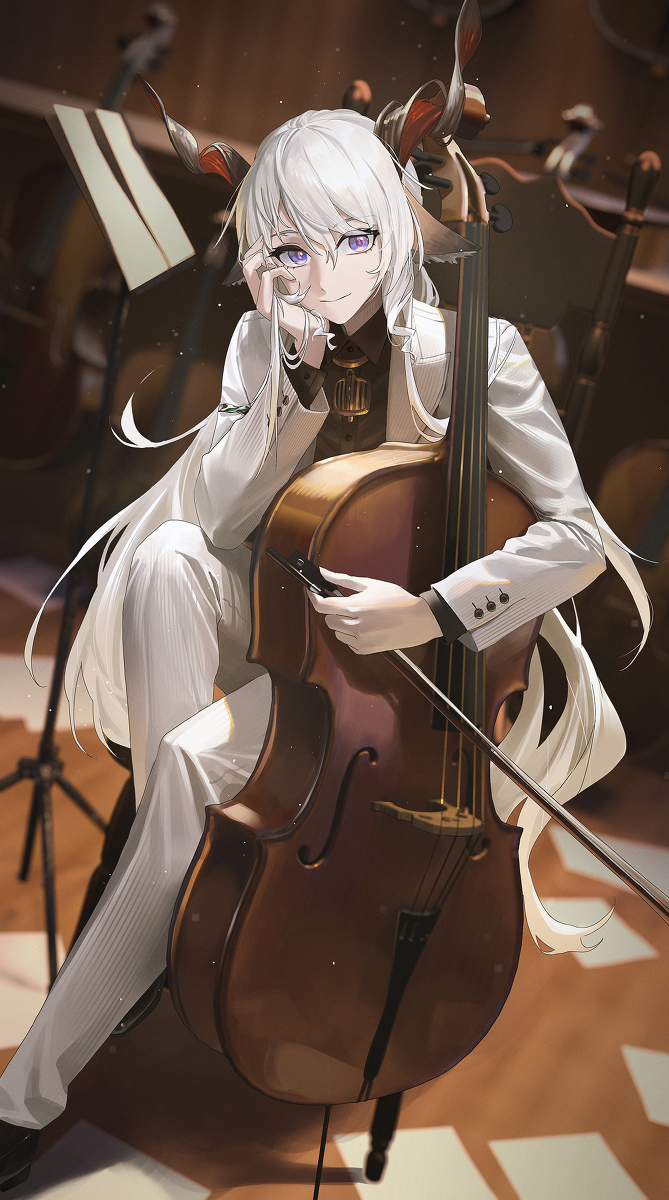 This is a pixiv picture whose title is 白垩.