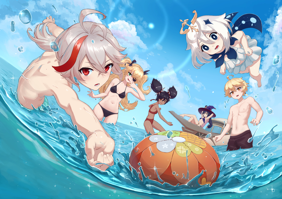 This is a pixiv picture whose title is final day in summer.