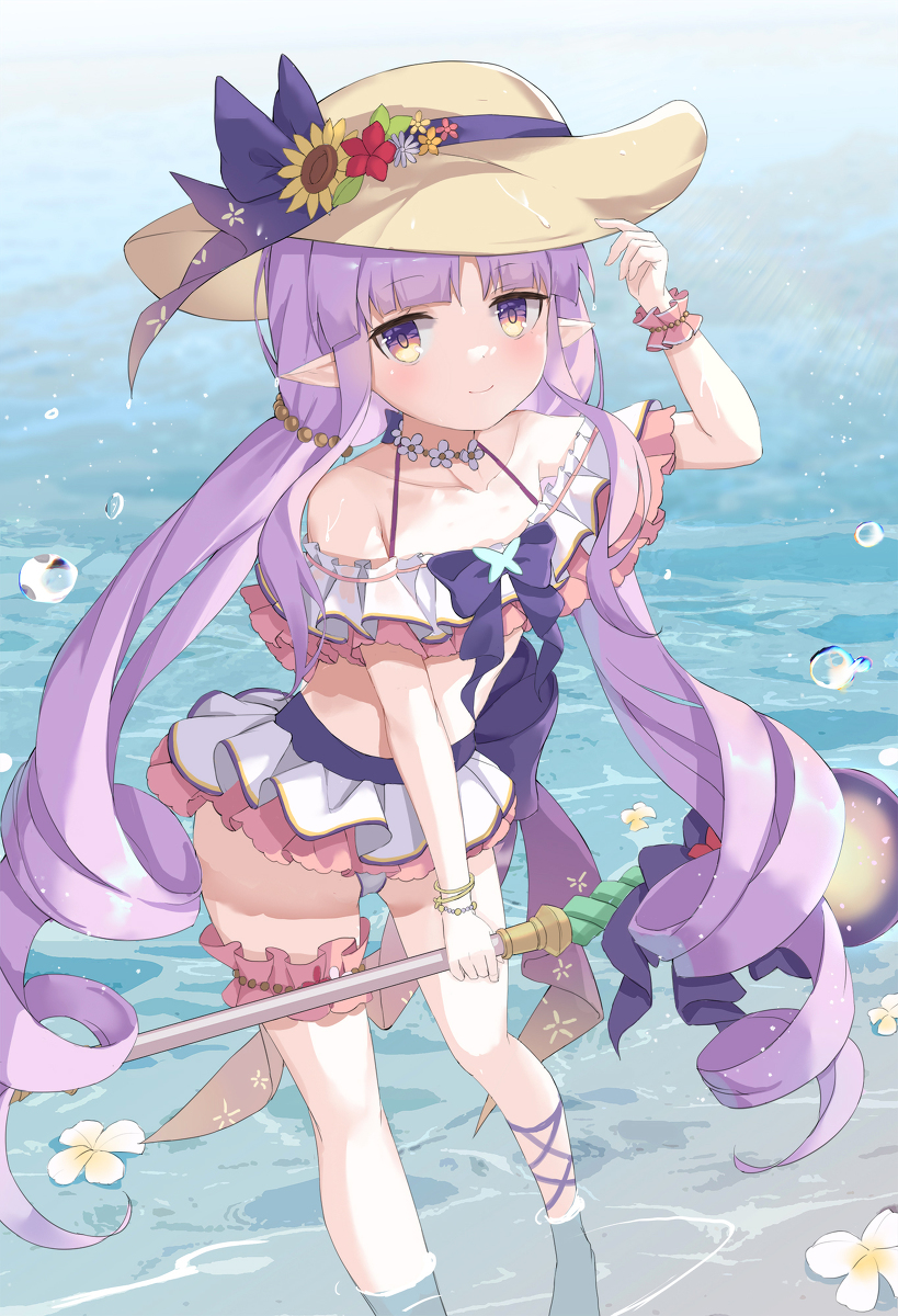 This is a pixiv picture whose title is 水着キョウカ.