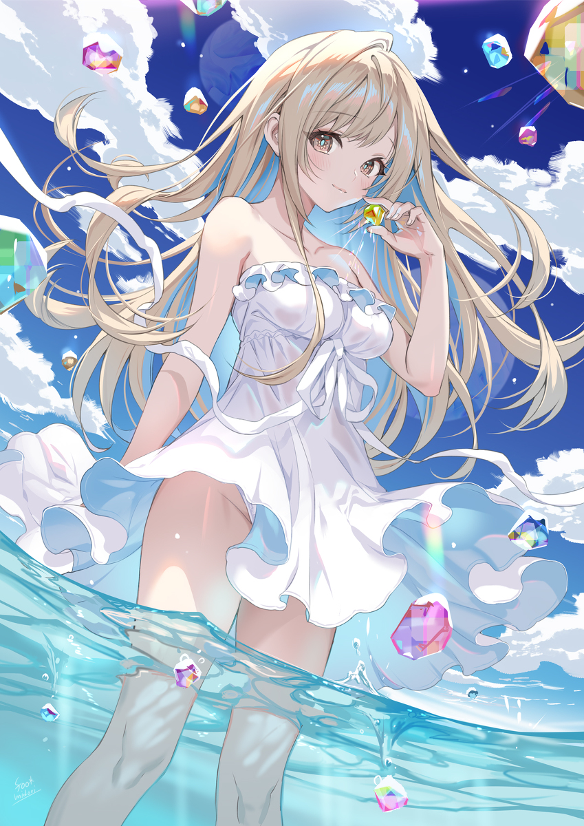 This is a pixiv picture whose title is サマープリズム.