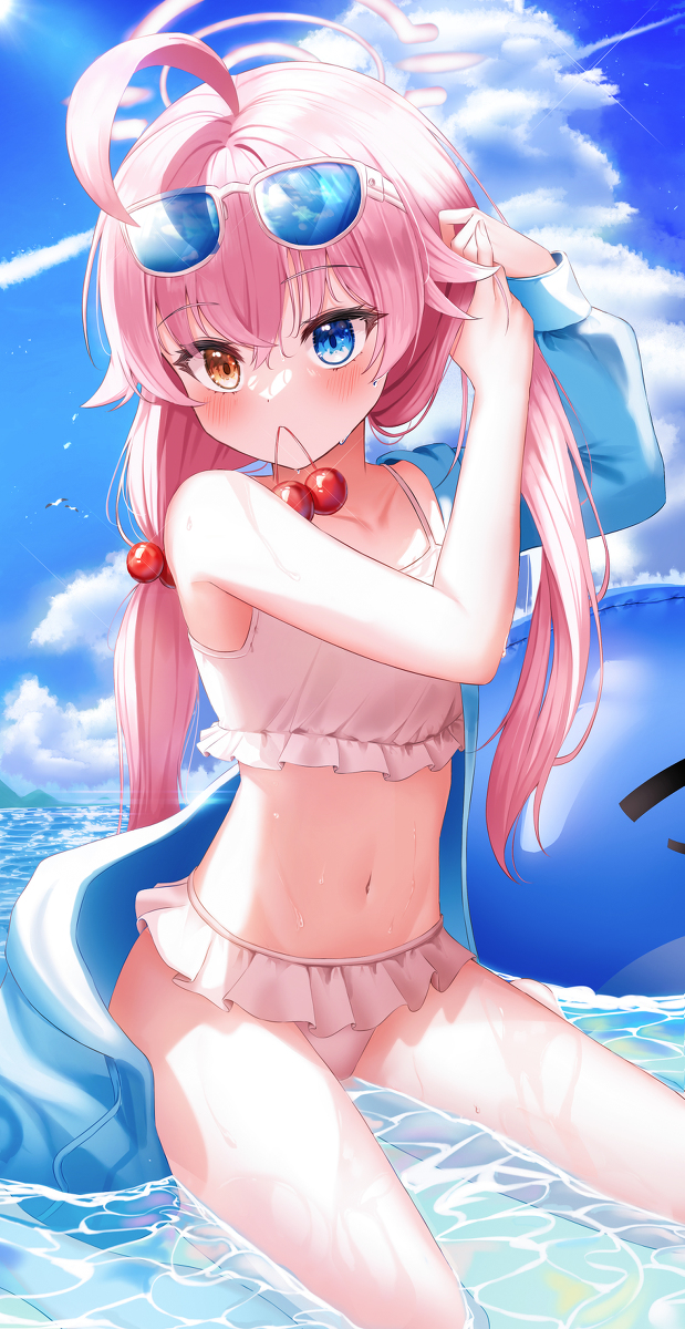 This is a pixiv picture whose title is 水着ホシノ.