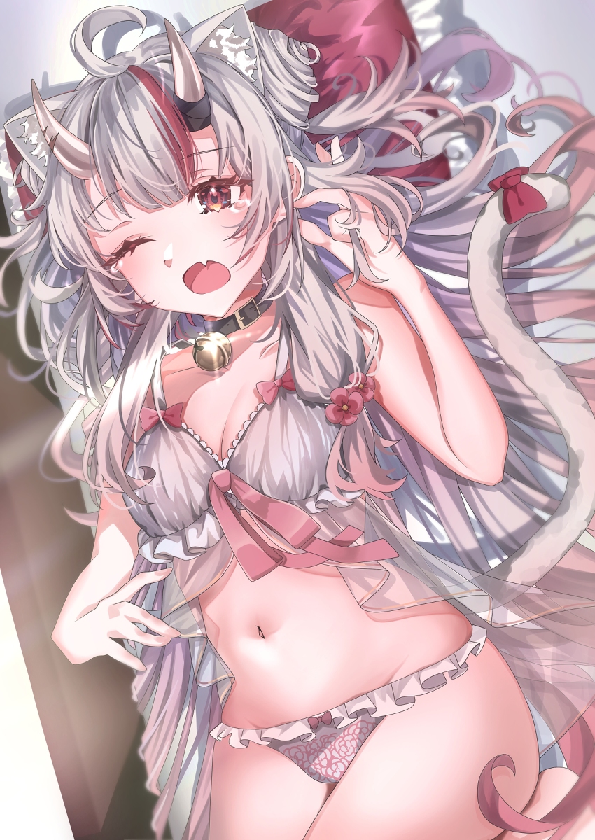 This is a pixiv picture whose title is ねこあやめ〜🐾.