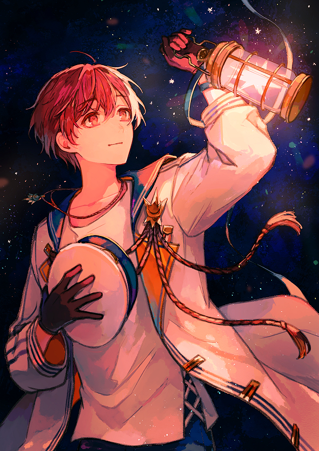 This is a pixiv picture whose title is Night Sea Journey.