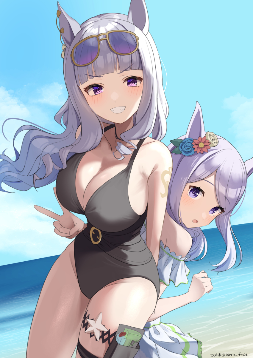 This is a pixiv picture whose title is 水着ゴルマク.