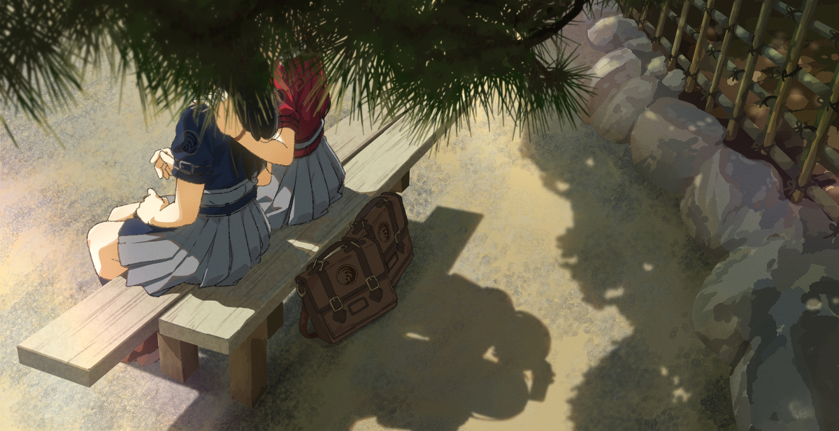 This is a pixiv picture whose title is 休息.